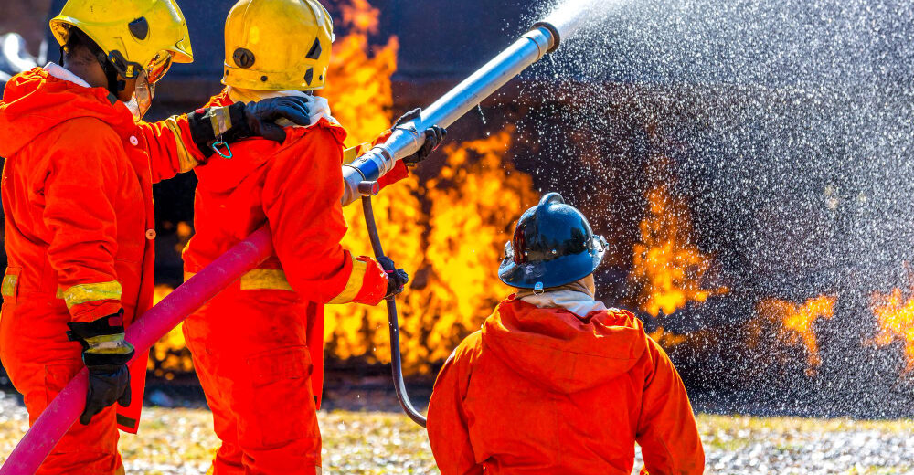 Campo para Treinamento de Brigada de Incêndio