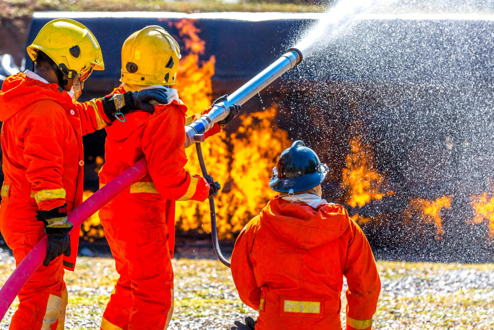Campo para Treinamento de Brigada de Incêndio