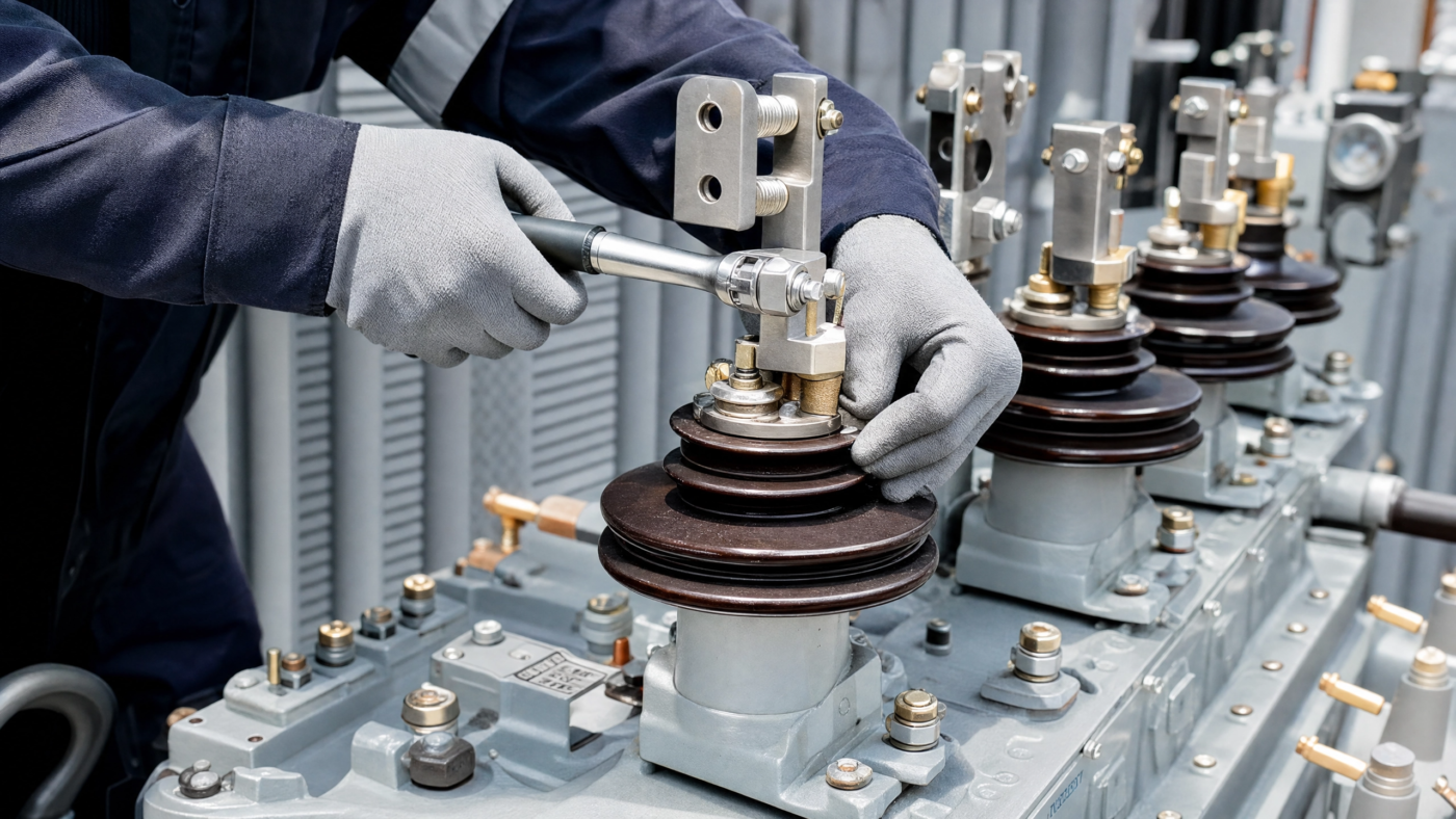 A manutenção preventiva das buchas e conexões elétricas inclui inspeção, reaperto e verificação da integridade dos componentes submetidos a esforços elétricos e mecânicos. Consequentemente, essa atividade reduz a ocorrência de aquecimentos excessivos, descargas elétricas e falhas em transformadores de potência.