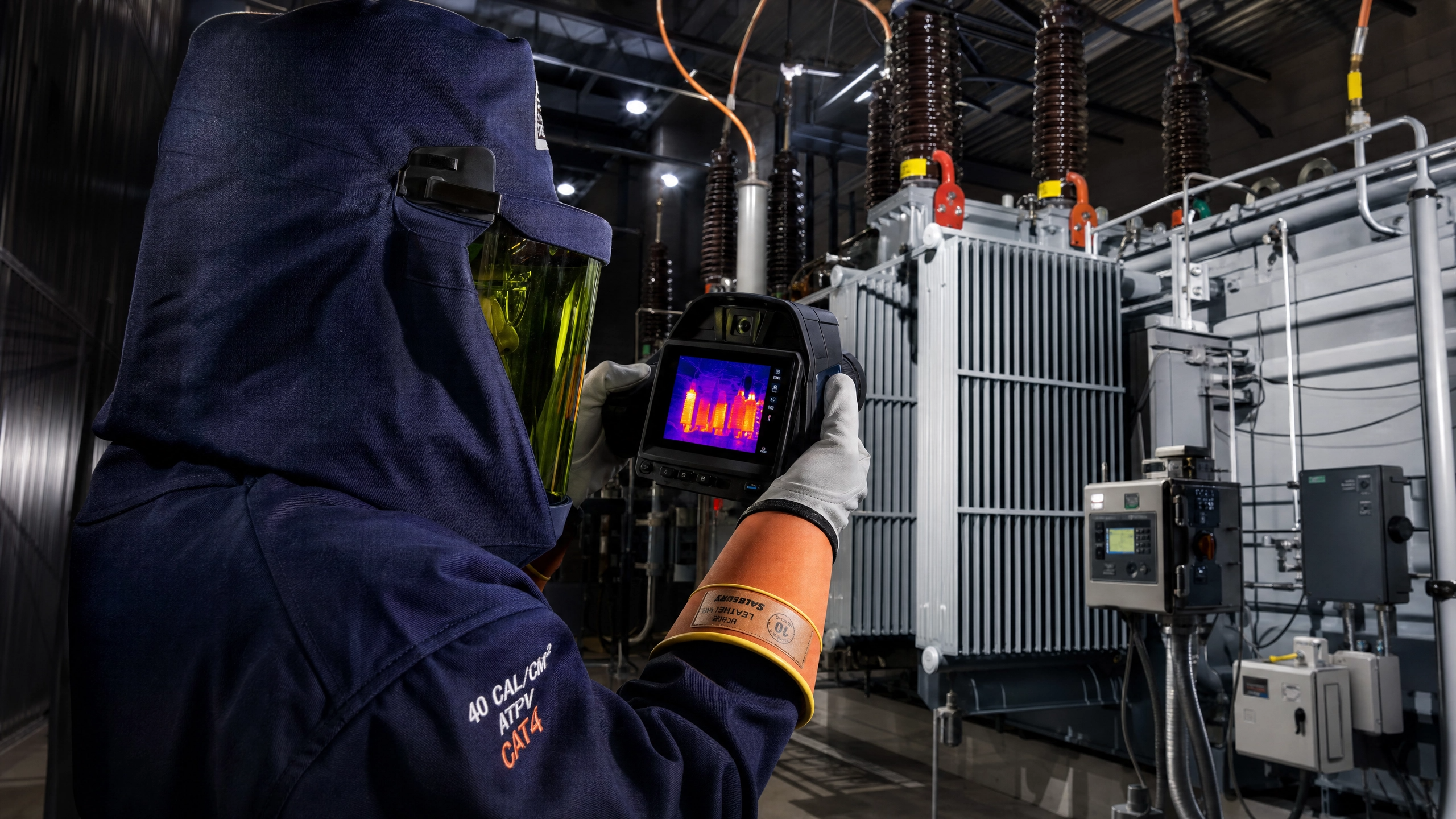 A inspeção termográfica permite identificar pontos de aquecimento anormal, conexões com elevada resistência elétrica e componentes em processo inicial de degradação. Dessa forma, a manutenção preditiva reduz riscos de falhas inesperadas e aumenta a confiabilidade operacional da subestação.