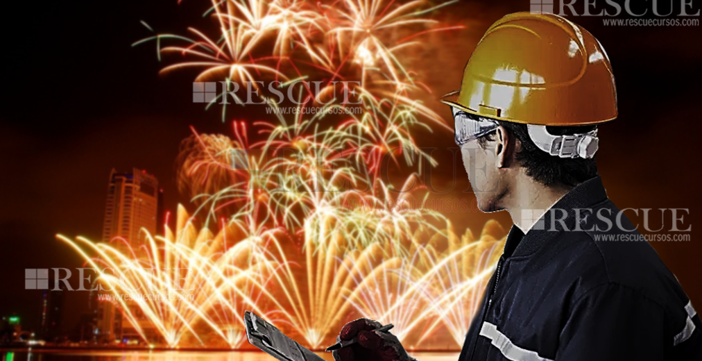 1907 - Treinamento Eventual Para Empregados de Indústria e Comércio de Fogos de Artifício e Outros Artefatos Pirotécnicos