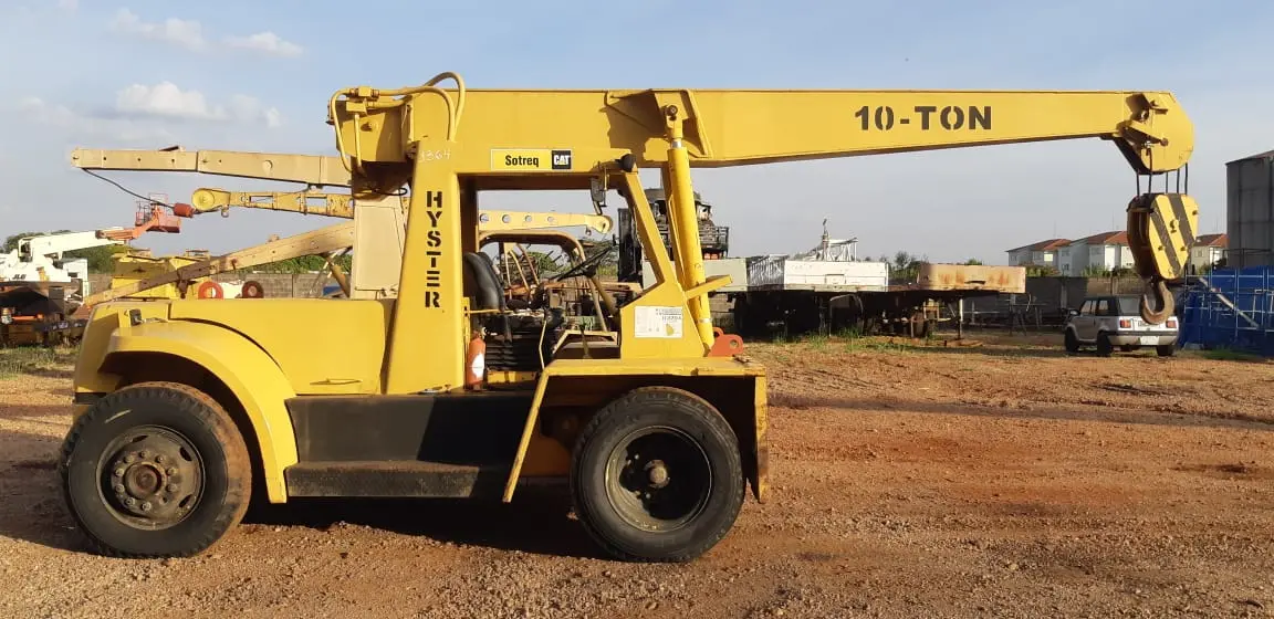 Equipamento nivelado para iniciar operação segura.