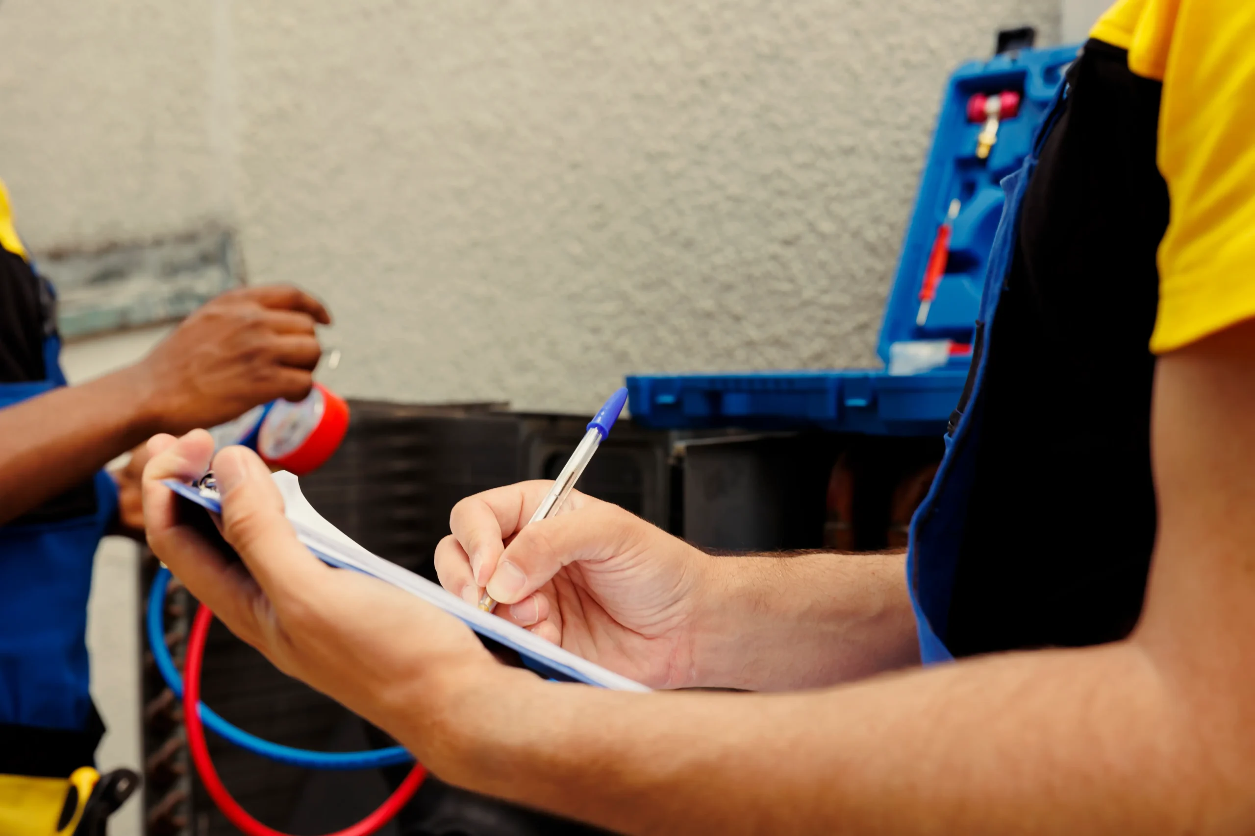 Checklist técnico e registro de evidências são exigências normativas em sistemas elétricos com HVAC, garantindo rastreabilidade e respaldo à ART.