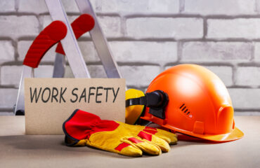 Wok Safety Equipamento de protecção da segurança no trabalho e etiqueta de palavras