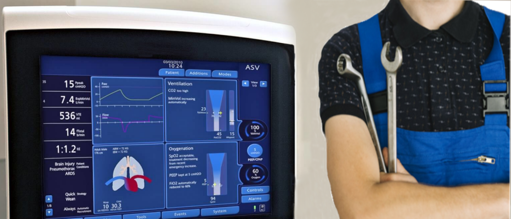Curso Manutenção de Ventilador Mecânico de Fisioterapia