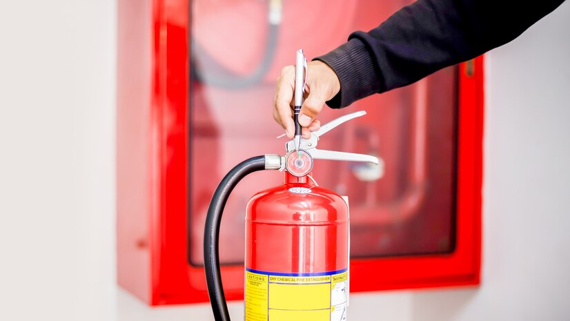 Imagem de extintor - Laudo de Sistemas de Incêndio Conforme NFPA 25 Imagem de extintor - Laudo de Sistemas de Incêndio Conforme NFPA 25