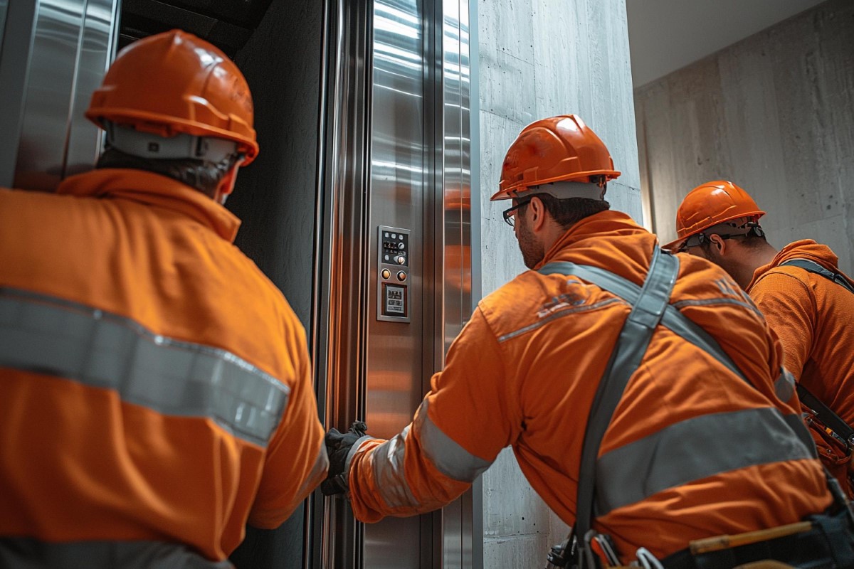 Coordinated teamwork at the landing area strengthens communication, stability and safe access throughout elevator operations.