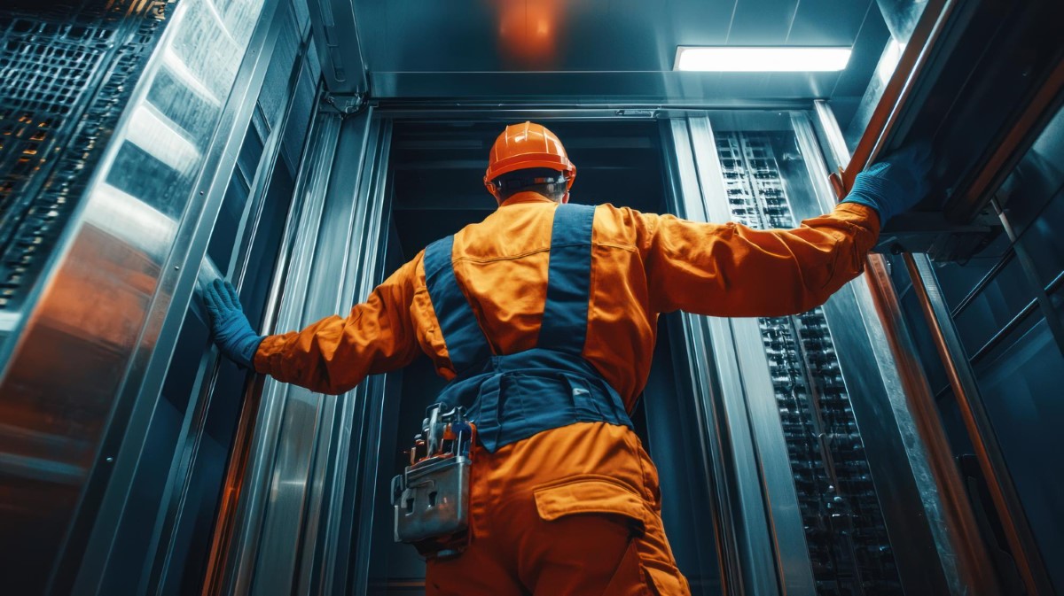 Clear control of cabin movement ensures safe transport of workers and materials during all phases of construction.