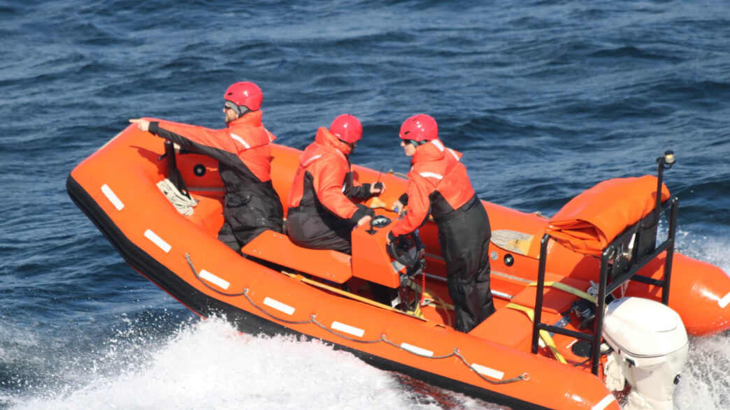 Man at Sea Rescue