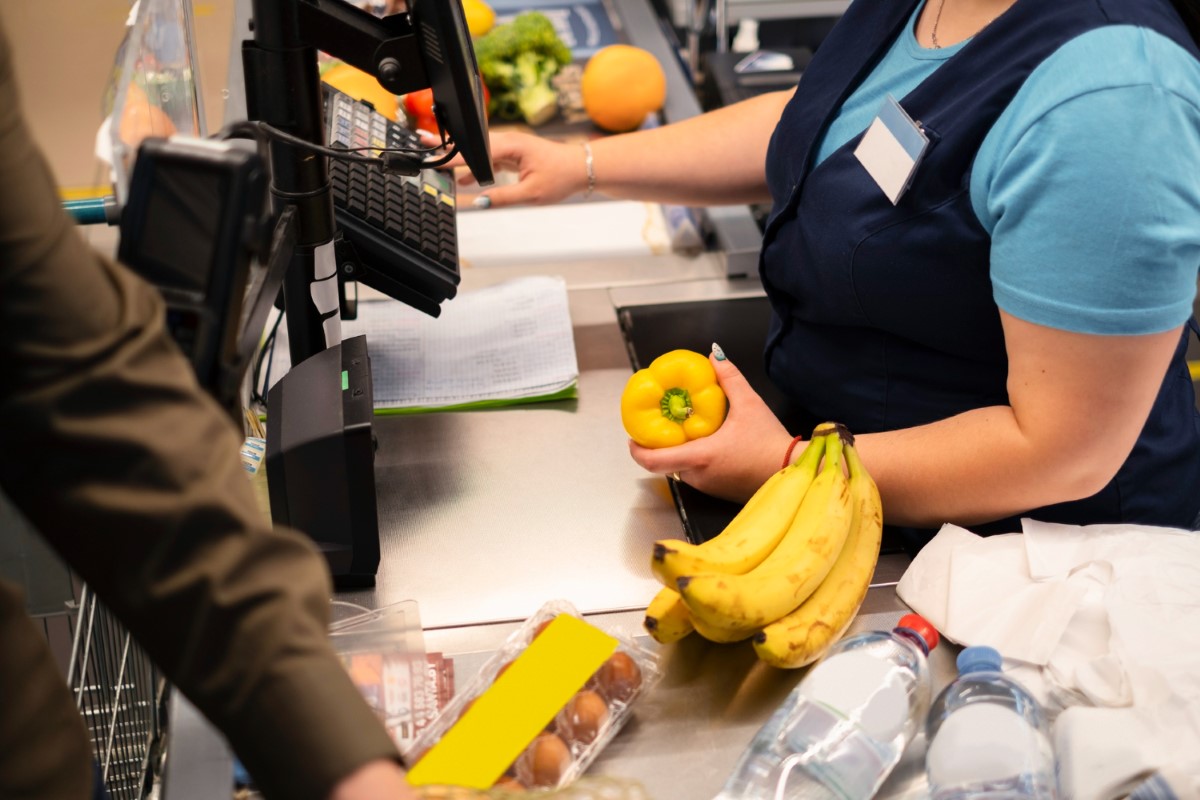 Applying ergonomic principles to repetitive checkout tasks reduces strain and supports safe manual handling.