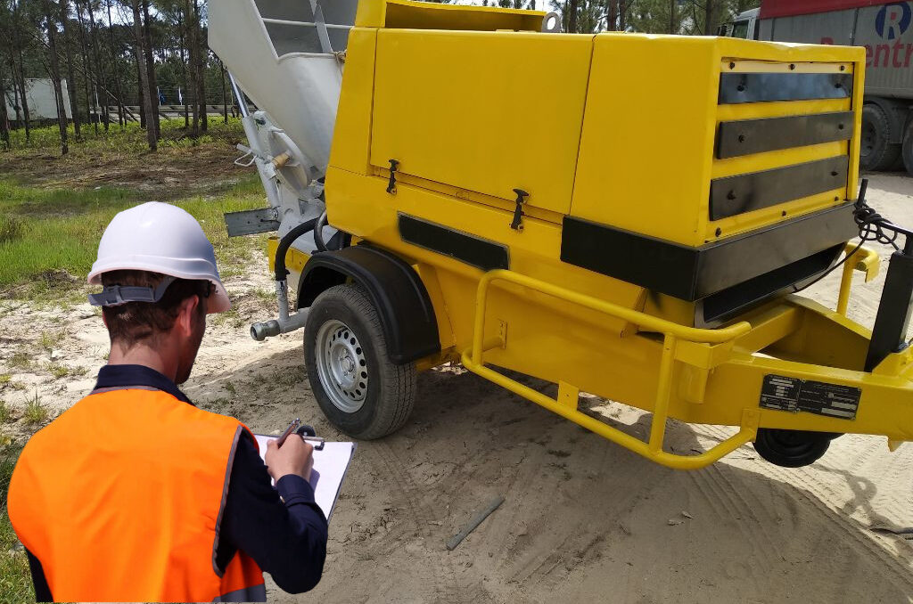 Laudo de rebocadora de argamassa