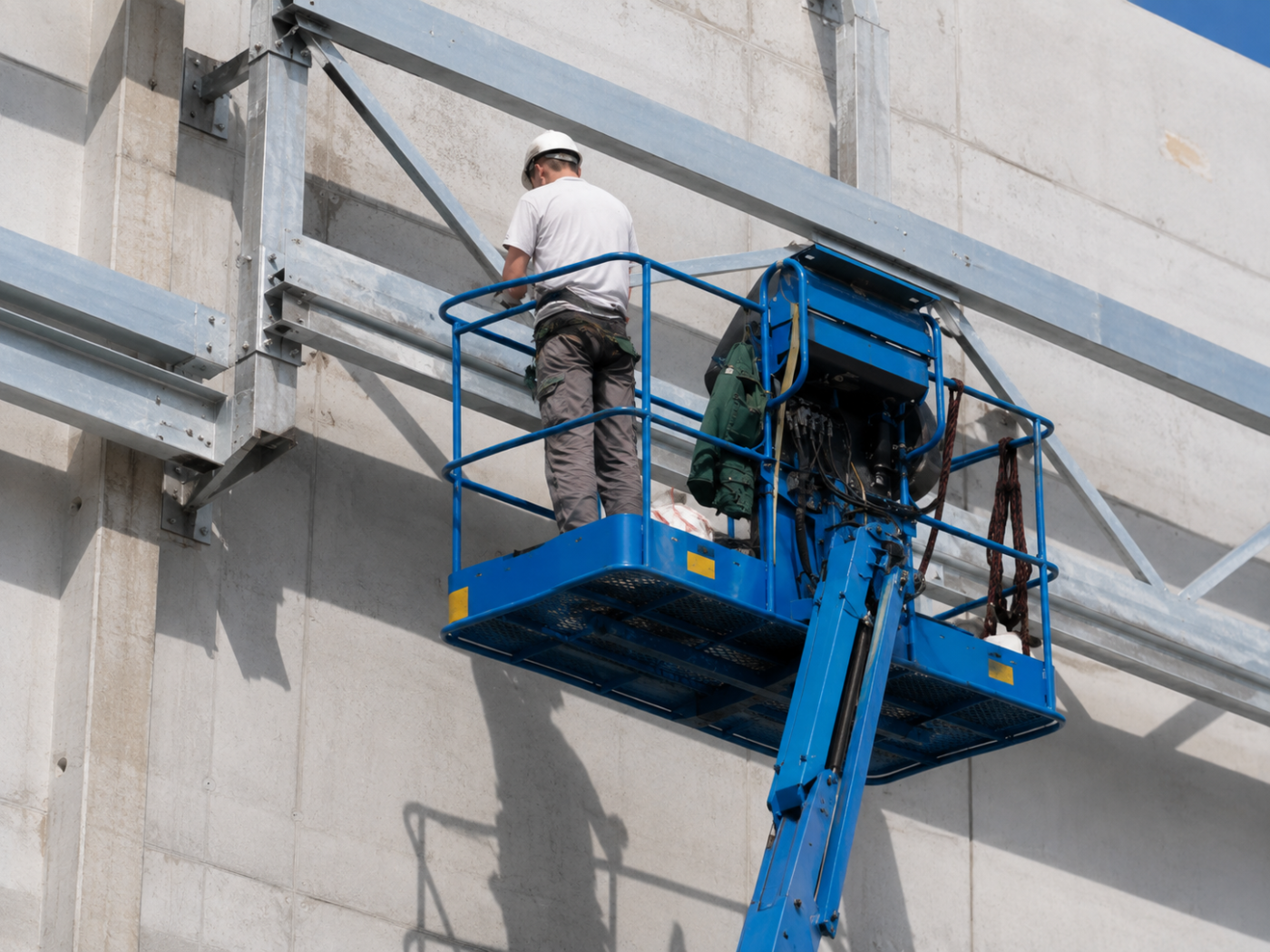 Avaliação técnica das condições estruturais, dos sistemas de sustentação, dos dispositivos de segurança e do funcionamento do cesto suspenso, com o objetivo de verificar a conformidade do equipamento e proporcionar maior segurança durante a execução de trabalhos em altura.