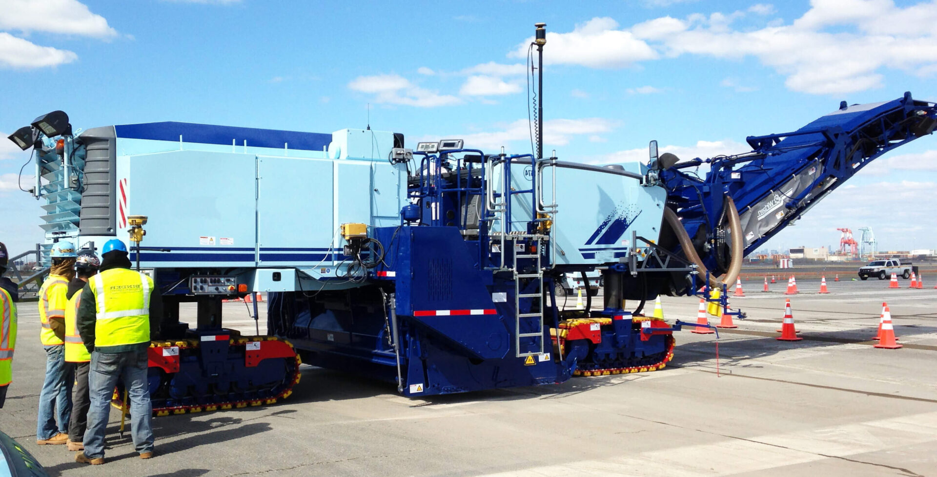 manutenção fresadora de asfalto