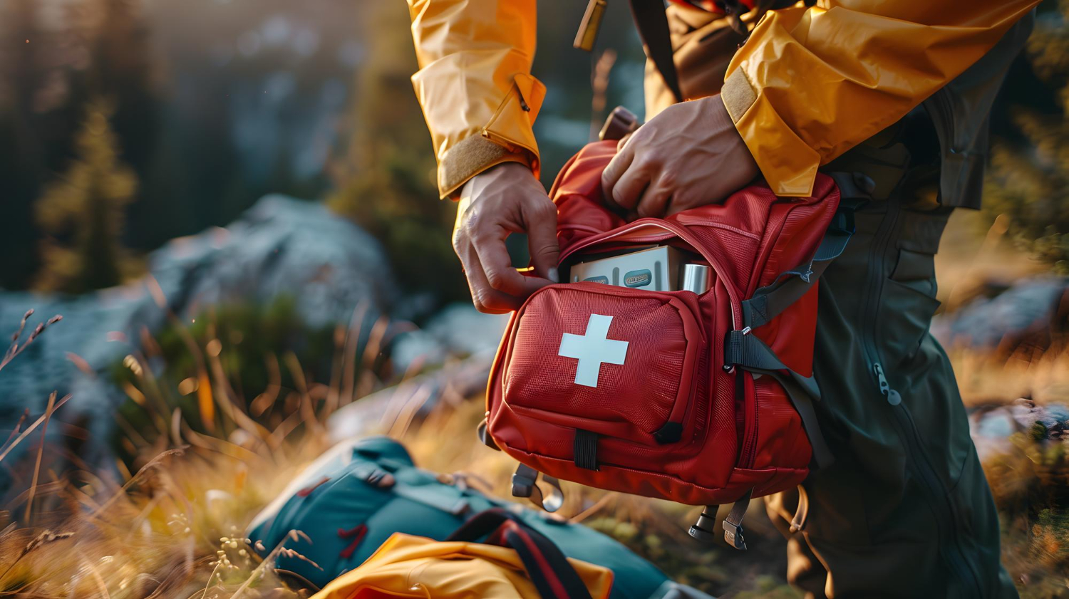 Kit primeiros socorros. - Curso de Primeiros Socorros
