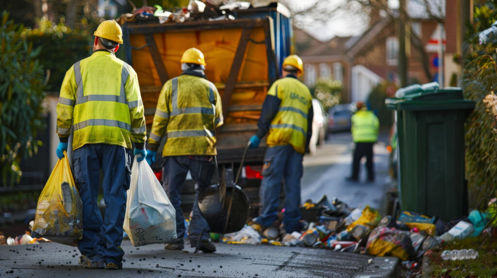 O trabalho em limpeza urbana e manejo de resíduos sólidos envolve a coleta, transporte, tratamento e descarte de resíduos. - Curso NR 38