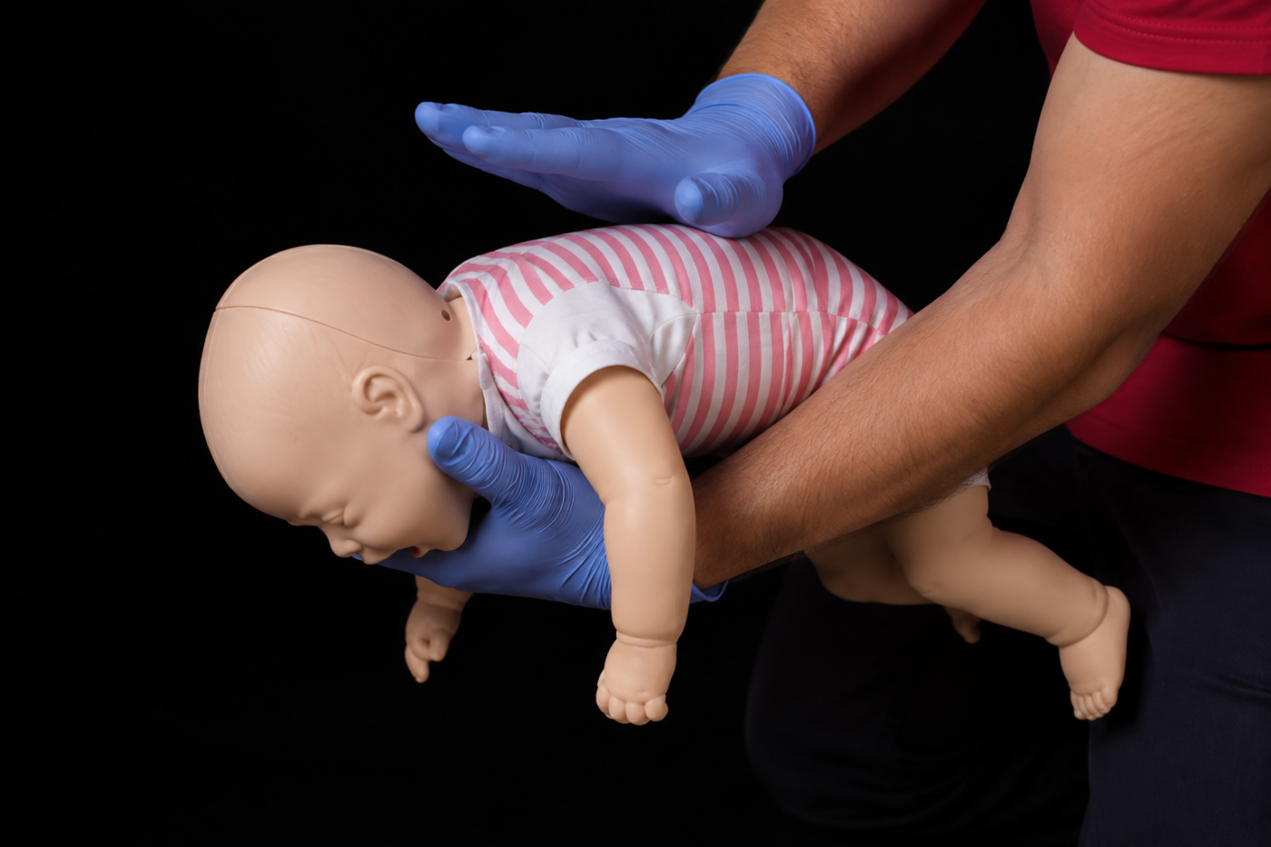 Durante o Curso Primeiros Socorros Pediátrico, os participantes aprendem a reconhecer rapidamente um caso de engasgamento em bebês e a aplicar corretamente as manobras de desobstrução das vias aéreas, seguindo protocolos atualizados para prestar um atendimento seguro, eficiente e aumentar as chances de preservar a vida até a chegada da equipe de emergência.