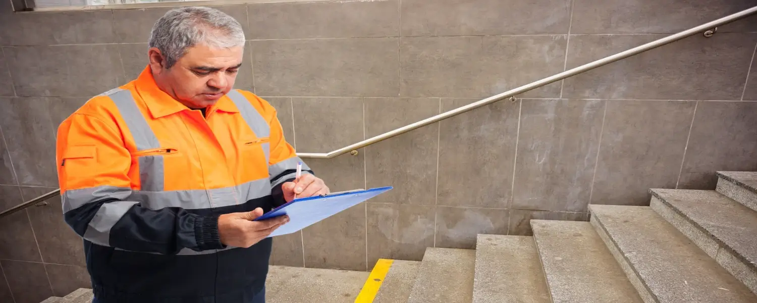 Laudo Corrimão Escadas NBR 14718