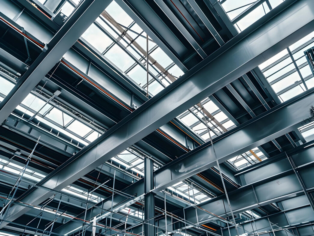 Estrutura de engenharia ao ar livre para planejamento de projetos de construção. - Projeto Estruturas Aço NBR 8800