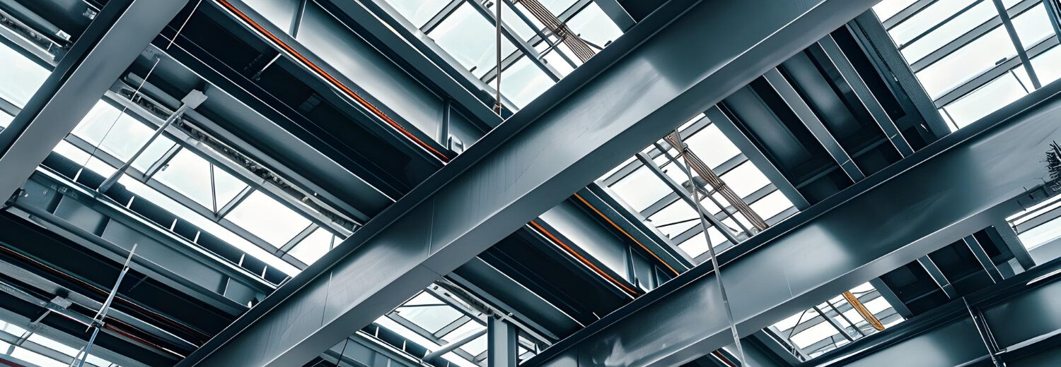 Estrutura de engenharia ao ar livre para planejamento de projetos de construção. - Projeto Estruturas Aço NBR 8800