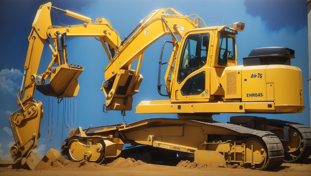 Maquina telescópica de Escavadora. - Laudo Máquinas Telescópicas