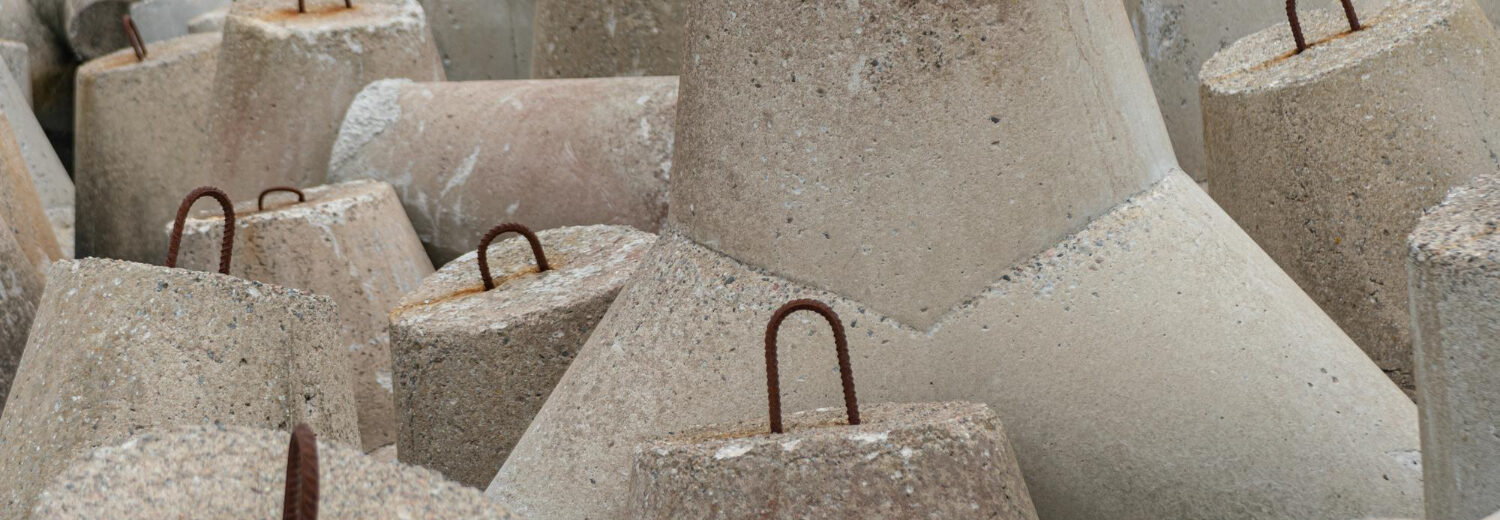 Imagem de empilhados de concreto - Laudo de concreto
