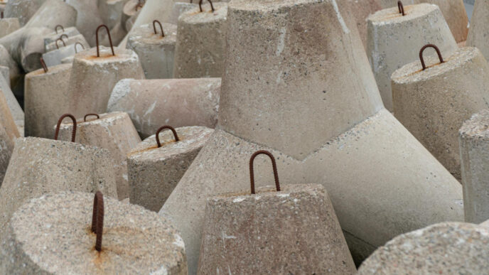 Imagem de empilhados de concreto - Laudo de concreto