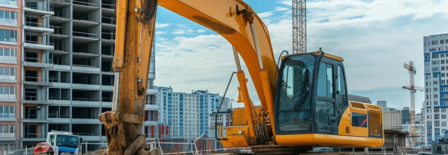 Erguer estruturas exige precisão — mas sustentar a vida exige responsabilidade. O guindaste articulado opera próximo a edificações em fase estrutural, onde qualquer manobra imprecisa pode comprometer pessoas e patrimônio.