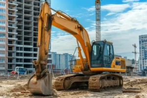 Erguer estruturas exige precisão — mas sustentar a vida exige responsabilidade. O guindaste articulado opera próximo a edificações em fase estrutural, onde qualquer manobra imprecisa pode comprometer pessoas e patrimônio.