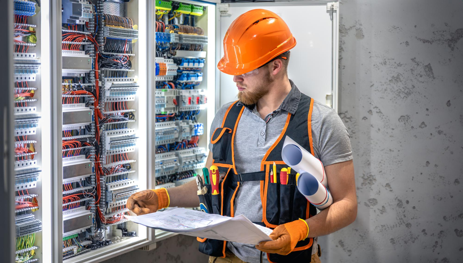 Análise e verificação de proteção em sistemas elétricos industriais, com foco em seletividade, ajustes de relés e conferência de transformadores de corrente e potencial.