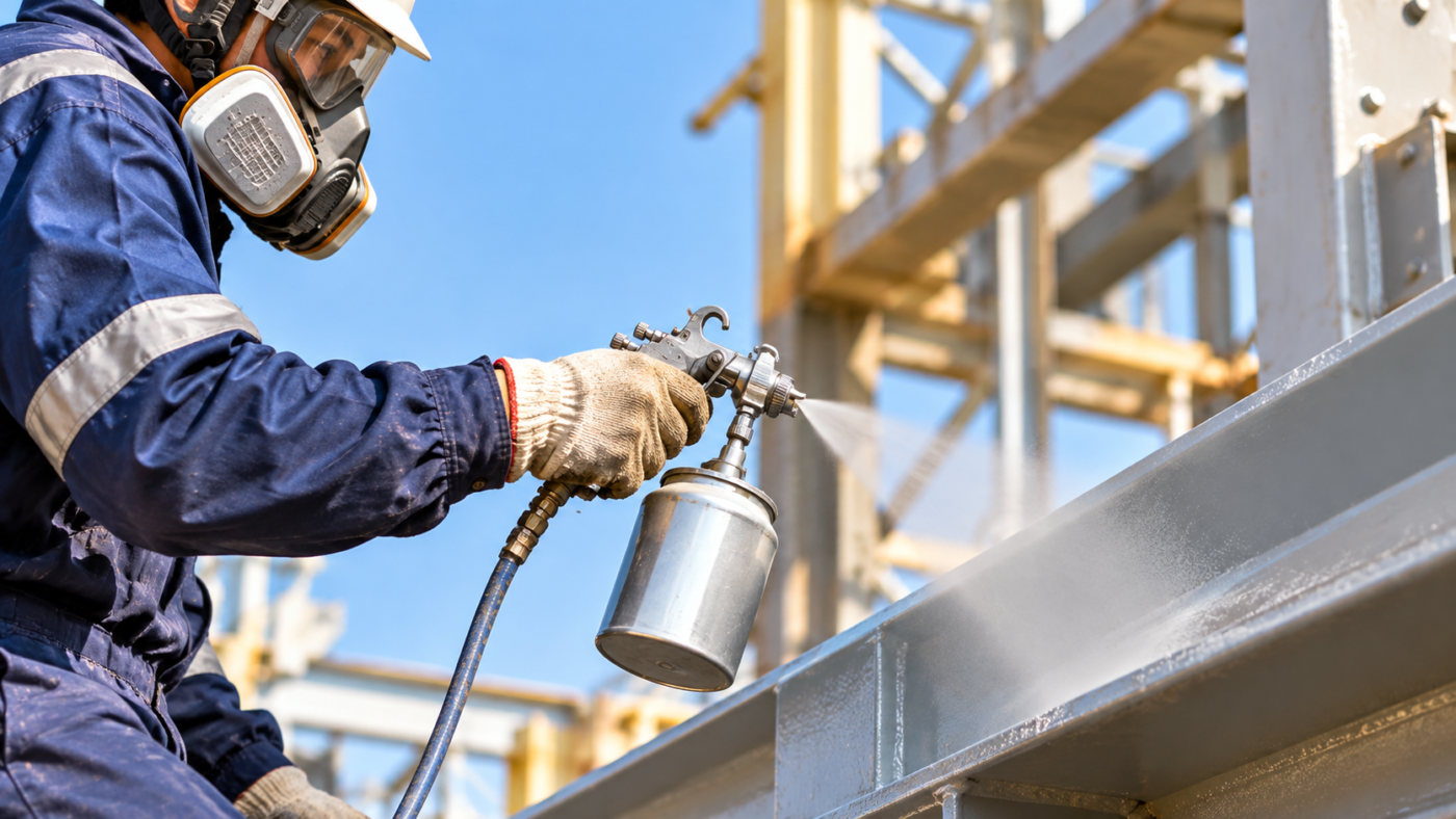 Curso de Pintura Industrial – capacitação prática e técnica para preparação de superfícies, aplicação de revestimentos, operação segura dos equipamentos e controle da qualidade da pintura industrial.