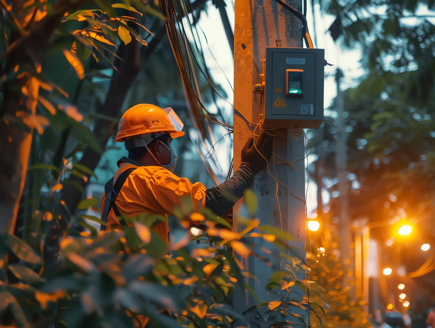 Inspeção elétrica seguindo critérios de segurança para áreas classificadas.