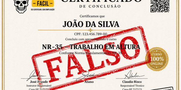 Certificado bonito não salva ninguém: sem prática, ele vira prova de irregularidade em auditoria e perícia. Certificado bonito não salva ninguém: sem prática, ele vira prova de irregularidade em auditoria e perícia.