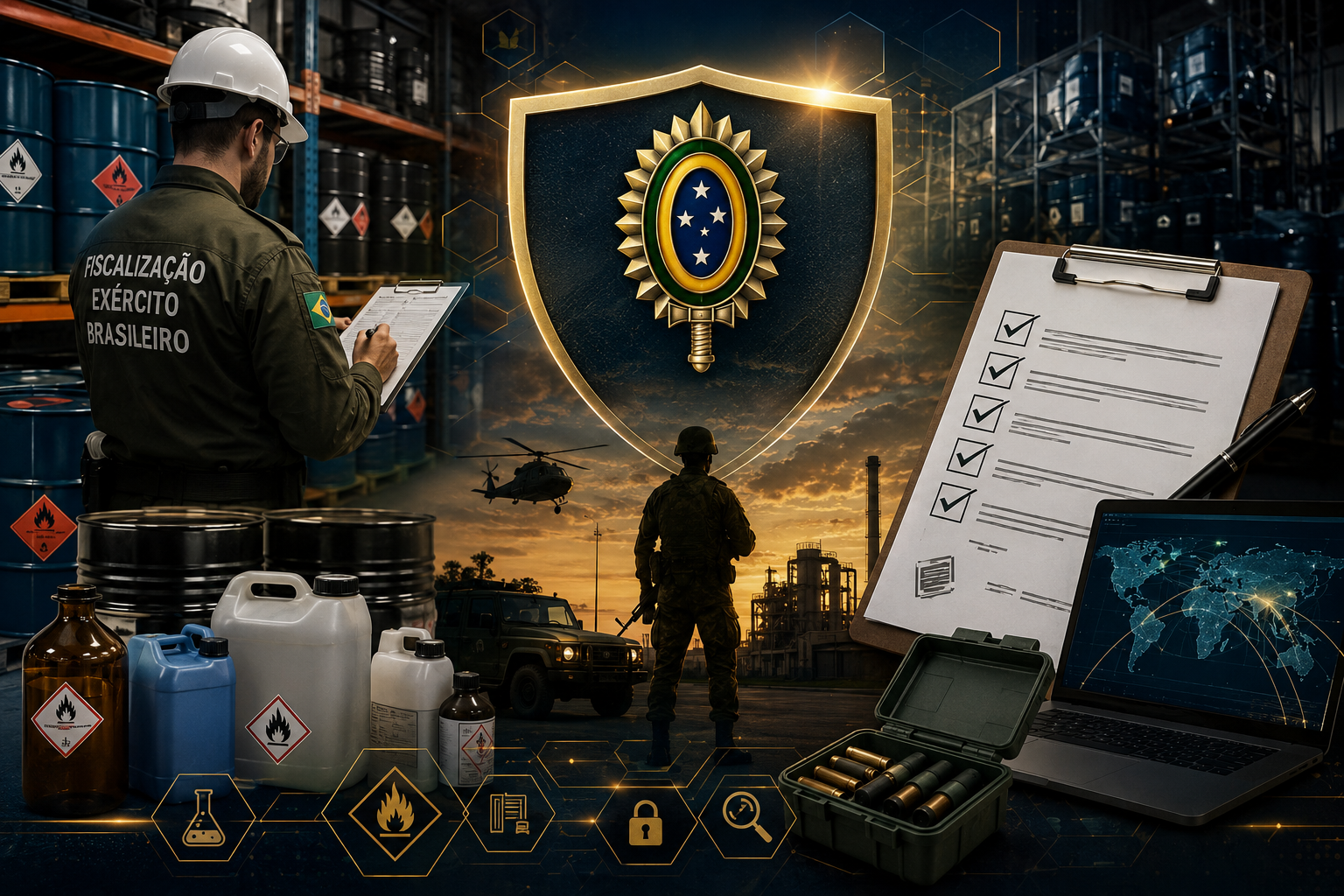 A obtenção do Certificado de Registro (CR) exige muito mais do que documentação. O processo envolve inspeção técnica, análise de conformidade, controle de riscos, rastreabilidade, segurança patrimonial e atendimento aos requisitos estabelecidos pelo Exército Brasileiro para Produtos Controlados (PCE). A obtenção do Certificado de Registro (CR) exige muito mais do que documentação. O processo envolve inspeção técnica, análise de conformidade, controle de riscos, rastreabilidade, segurança patrimonial e atendimento aos requisitos estabelecidos pelo Exército Brasileiro para Produtos Controlados (PCE).