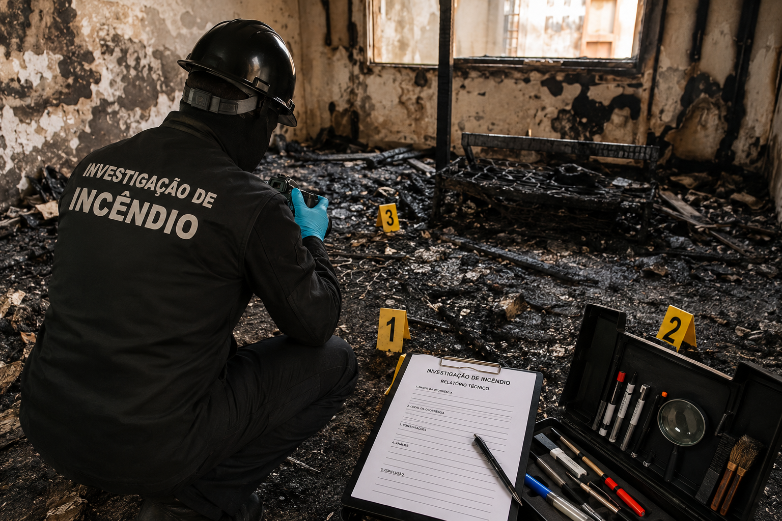 Investigação Técnica e Perícia de Incêndios em Campo Investigação Técnica e Perícia de Incêndios em Campo