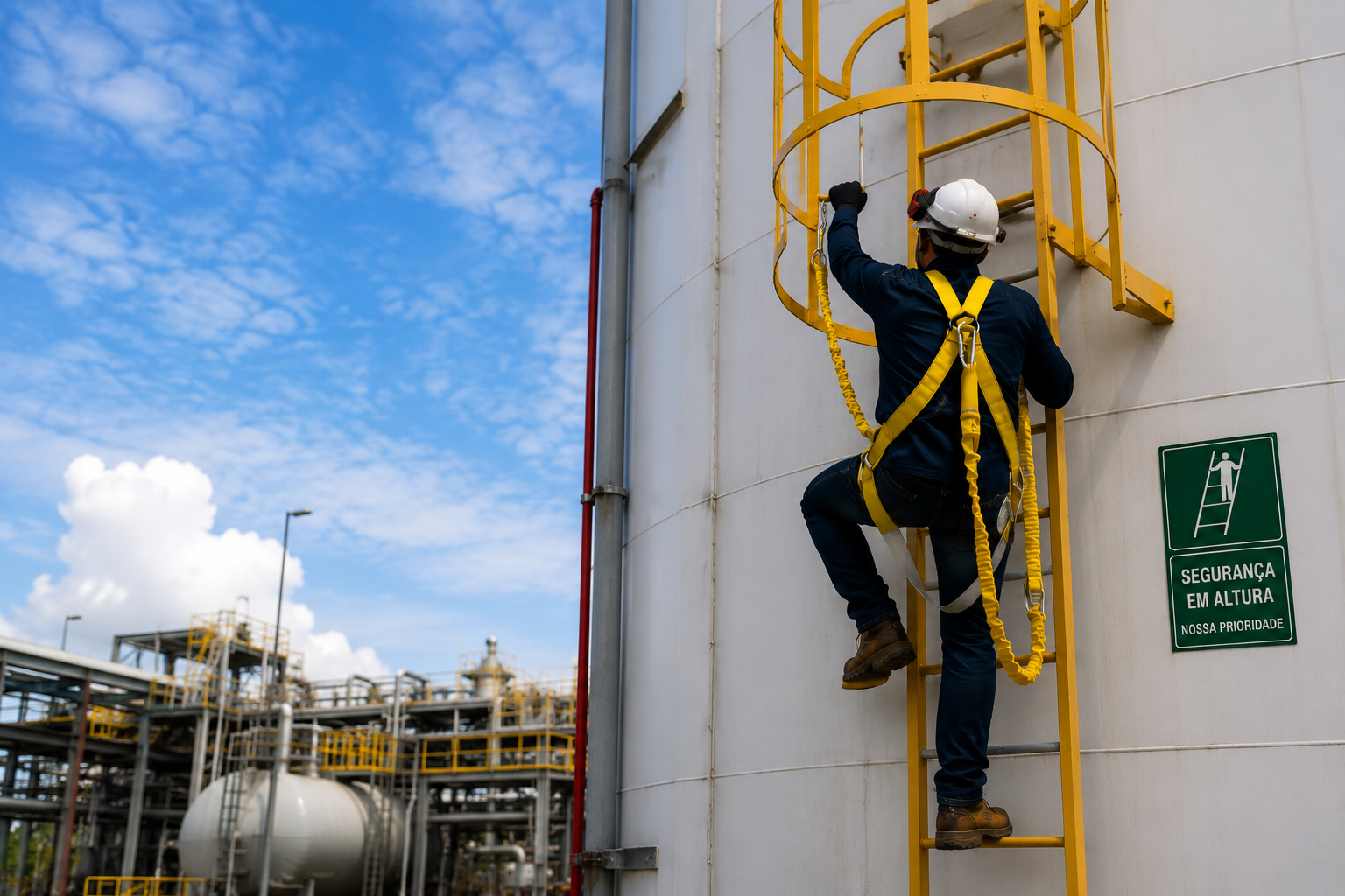 A Portaria MTE nº 1.259/2026 reforçou os requisitos para o uso de escadas fixas verticais, exigindo análise de risco, procedimentos operacionais e definição técnica das medidas de proteção contra quedas. Essas mudanças fortalecem a segurança dos trabalhadores e a conformidade das empresas com a NR-35.