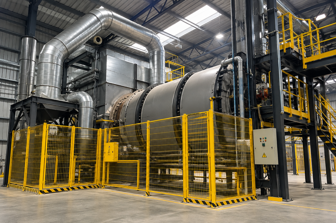 Inspeção de Incinerador NR-14: avaliação técnica das condições do equipamento, sistemas associados, segurança, documentação As Built e conformidade da instalação.