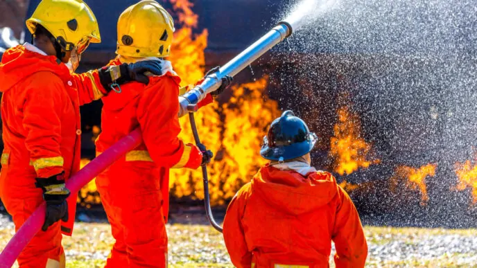 Campo para Treinamento de Brigada de Incêndio