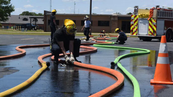 Teste Hidrostático em Mangueiras de Incêndio