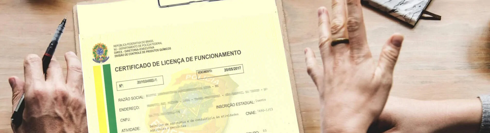 Assessoria e Consultoria para Obtenção de Licença de Produtos Controlados pelo Exército e Policias Federal e Civil