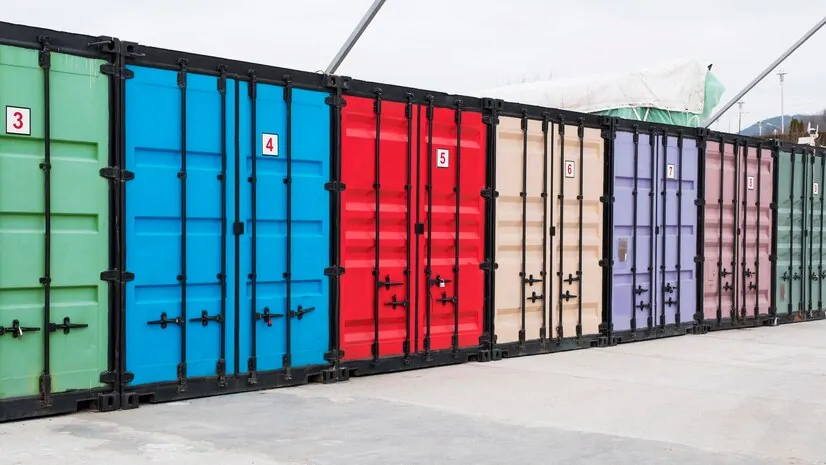 Conjunto de contêineres - Laudo de Aterramento Grua e Container