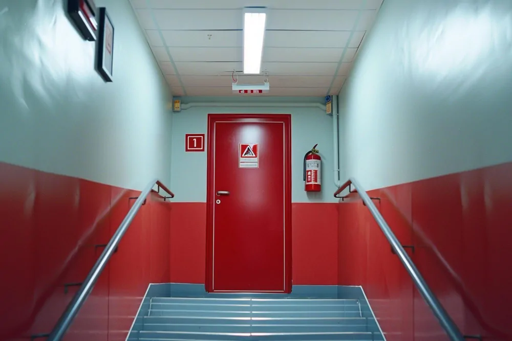 Porta de Emergência - IT 13 – Laudo de Pressurização de Escada de Segurança