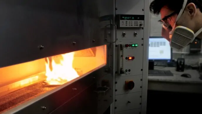 Ensaios Resistência ao Fogo NBR 10636