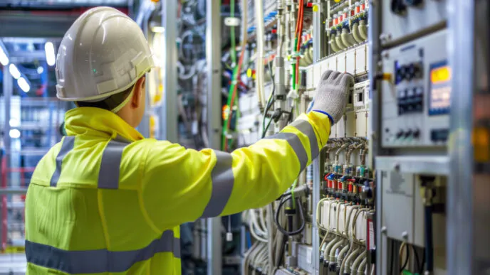 Monitoramento de relés, disjuntores e sensores em sistemas de média tensão, etapa essencial na proteção contra falhas elétricas e na prevenção de paralisações não programadas.