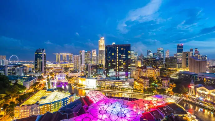 O dinamismo das redes de transporte urbanas iluminadas por sistemas de energia inteligentes e sustentáveis, conectando bairros e garantindo eficiência para a mobilidade urbana. - Curso Tecnologias Redes Elétricas Inteligentes.