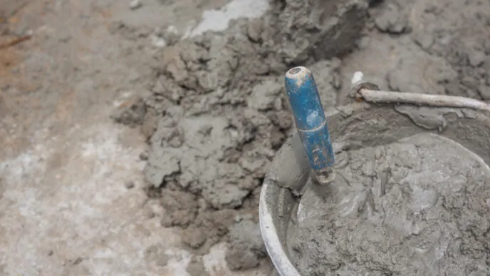 Mistura de cimento, agregados graúdos (pedras), agregados miúdos (areia), água. - Laudo Maturidade do Concreto