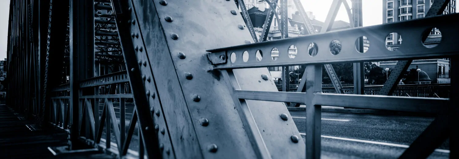 Ponte - Estrutura Metálica - Ensaios em estruturas metálicas